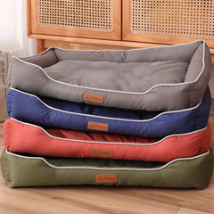 PawNest Waterproof Dog Bed – Soft Orthopedic Pet Sofa with Anti-Slip Base (Machine Washable, All-Season Use)