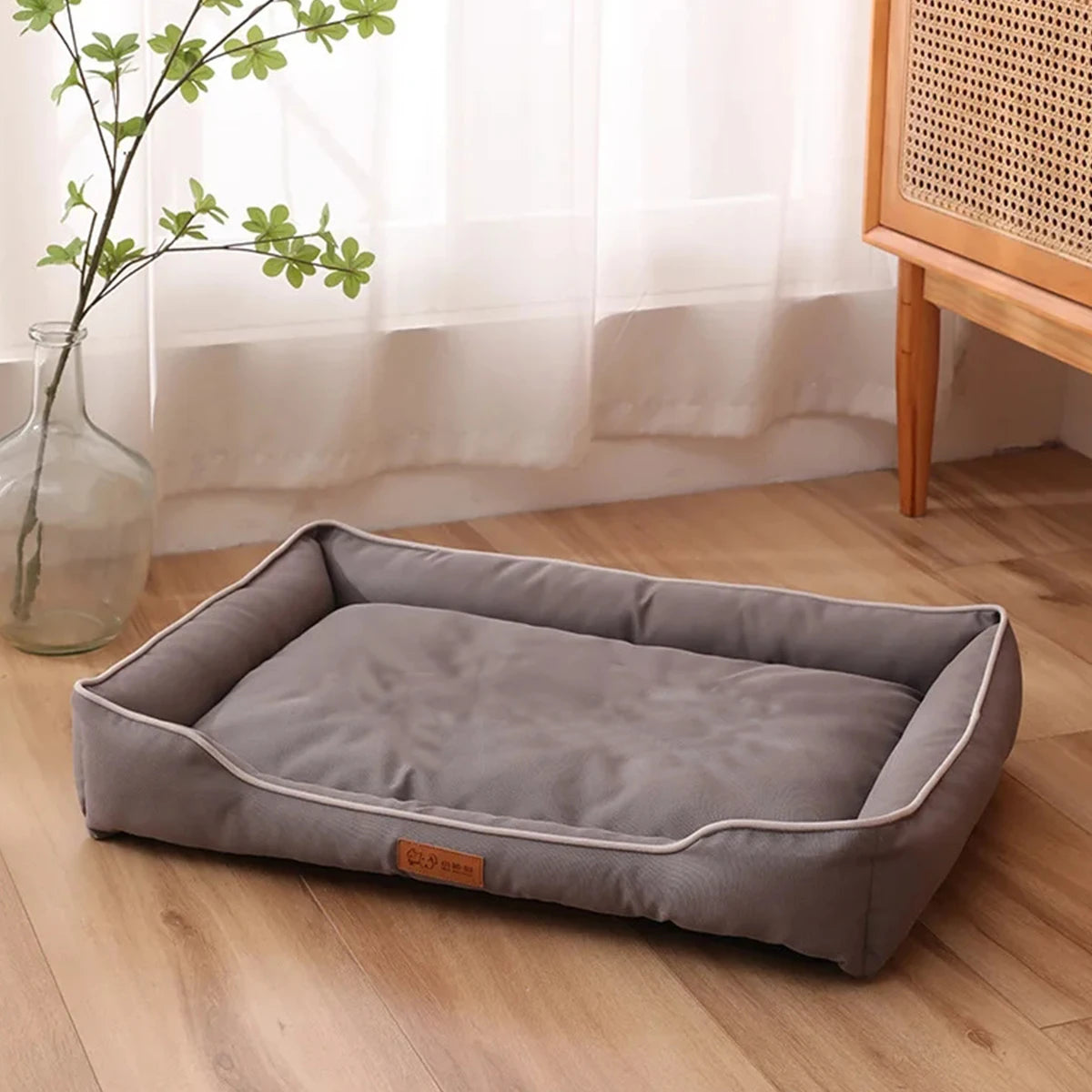 PawNest Waterproof Dog Bed – Soft Orthopedic Pet Sofa with Anti-Slip Base (Machine Washable, All-Season Use)