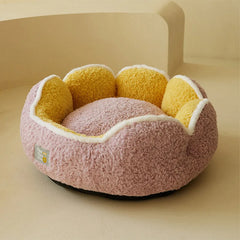 PawNest Plush Donut Cat Bed – Anti-Slip, Ultra Soft & Warm Sleeping Nest for Cats & Small Dogs